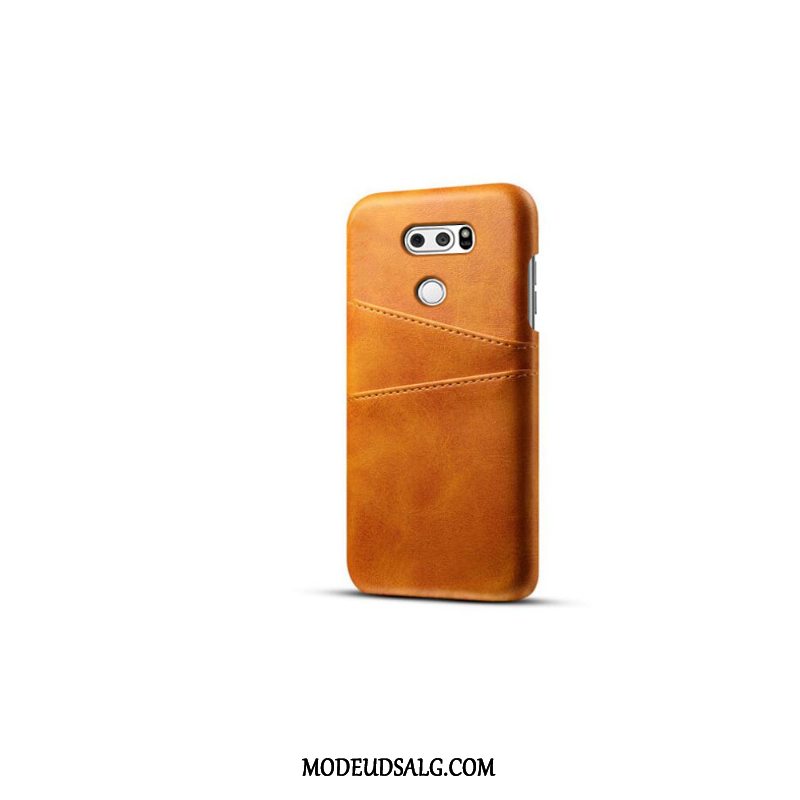 Lg V30 Etui / Cover Grå Trend Kvalitet Business