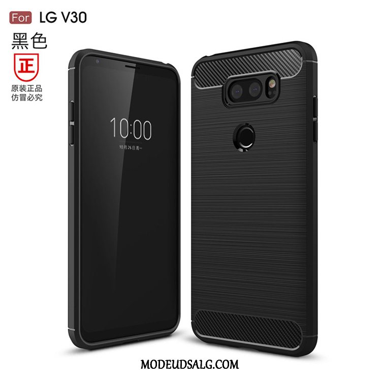 Lg V30 Etui / Cover Mønster Anti-fald Business Alt Inklusive Silikone