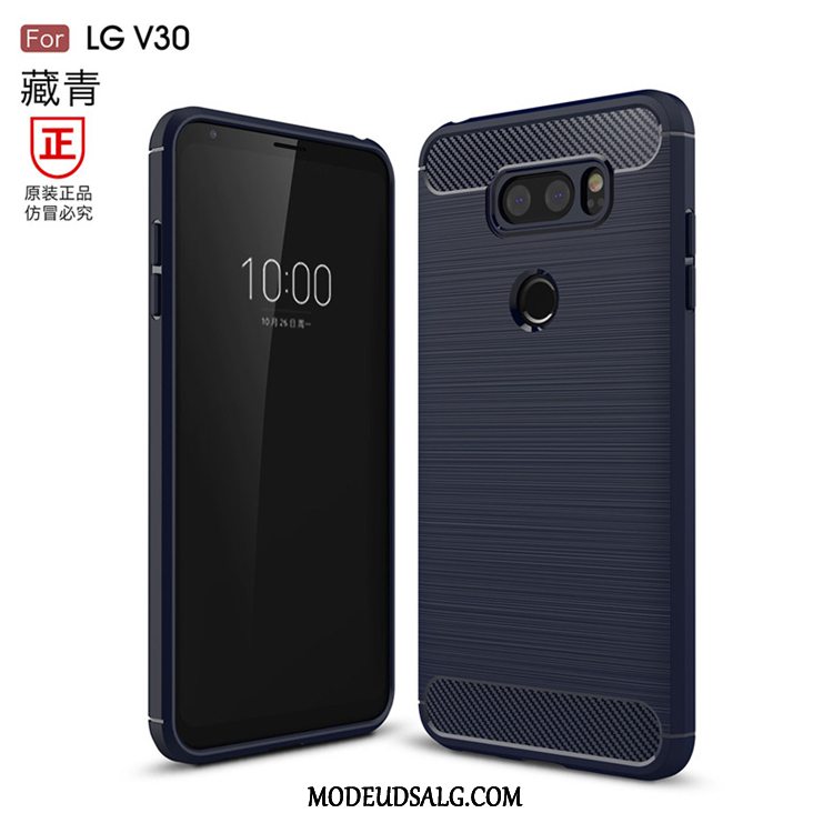 Lg V30 Etui / Cover Mønster Anti-fald Business Alt Inklusive Silikone