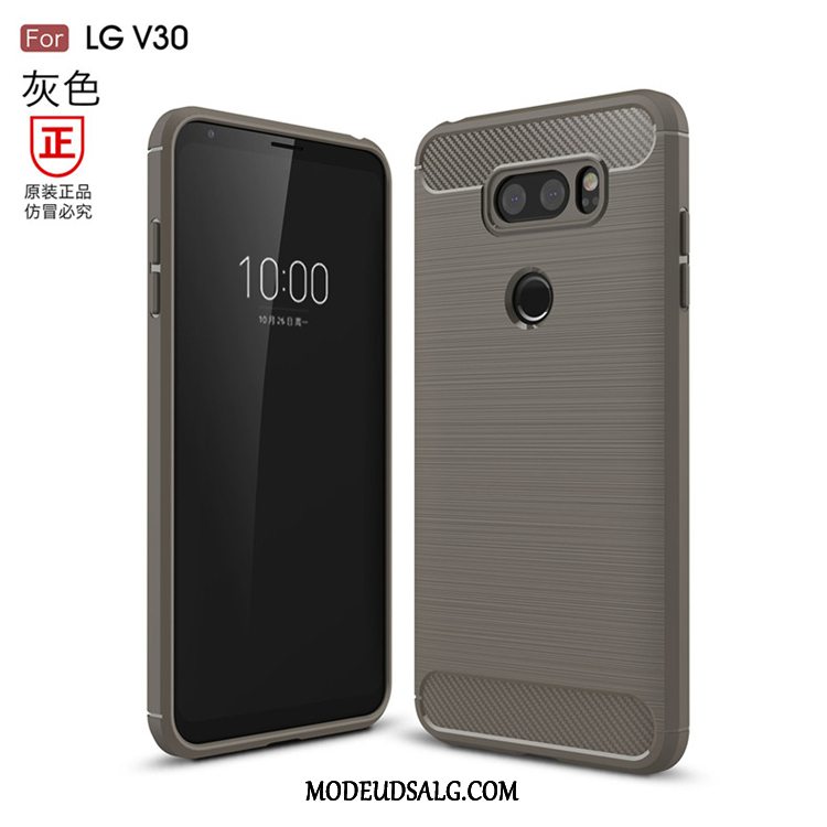 Lg V30 Etui / Cover Mønster Anti-fald Business Alt Inklusive Silikone