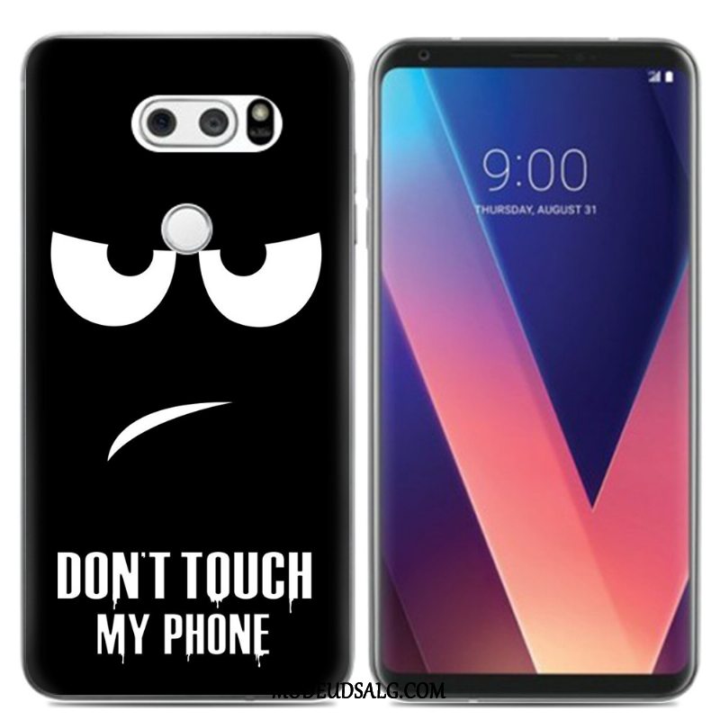 Lg V30 Etui / Cover Simple Kreativ Blød Blå Alt Inklusive