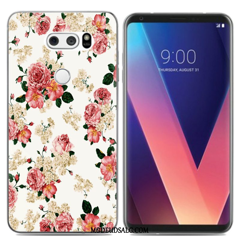 Lg V30 Etui / Cover Simple Kreativ Blød Blå Alt Inklusive