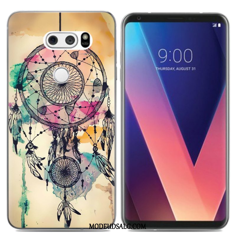 Lg V30 Etui / Cover Simple Kreativ Blød Blå Alt Inklusive