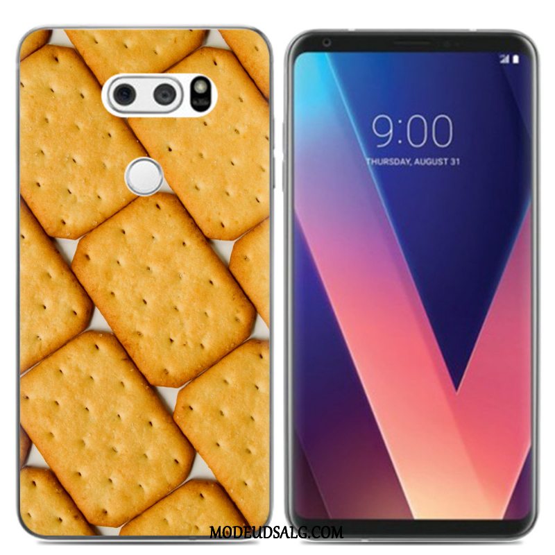 Lg V30 Etui / Cover Simple Kreativ Blød Blå Alt Inklusive