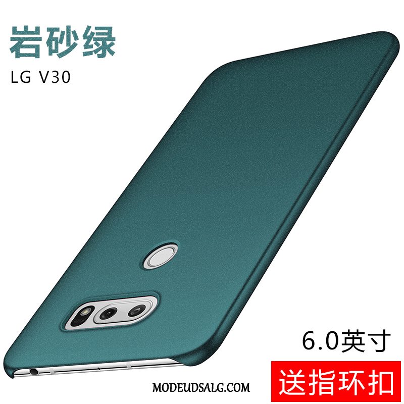 Lg V30 Etui Simple Mode Let Tynd Hemming Grøn