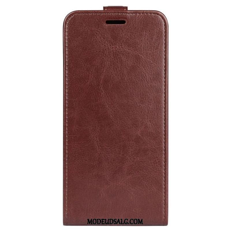 Læder Cover Huawei Mate 50 Pro Lodret