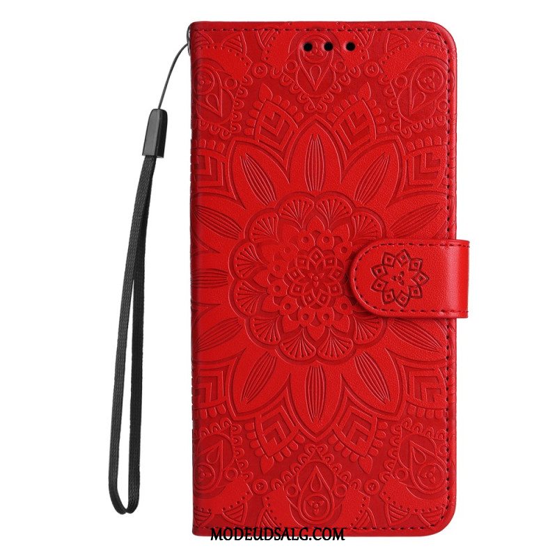 Læder Cover Huawei Nova 12s Mandala Med Rem