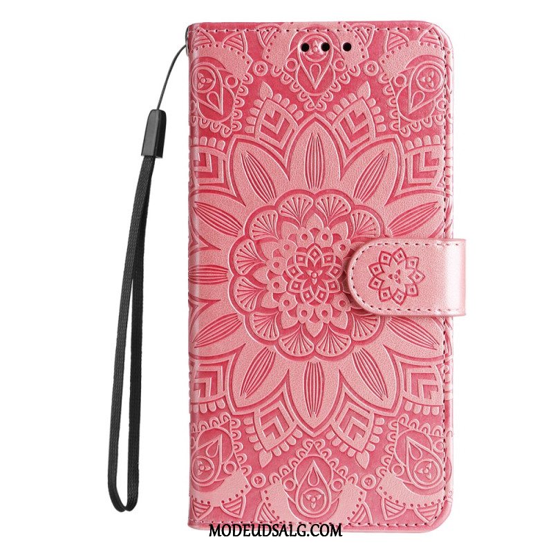 Læder Cover Huawei Nova 12s Mandala Med Rem