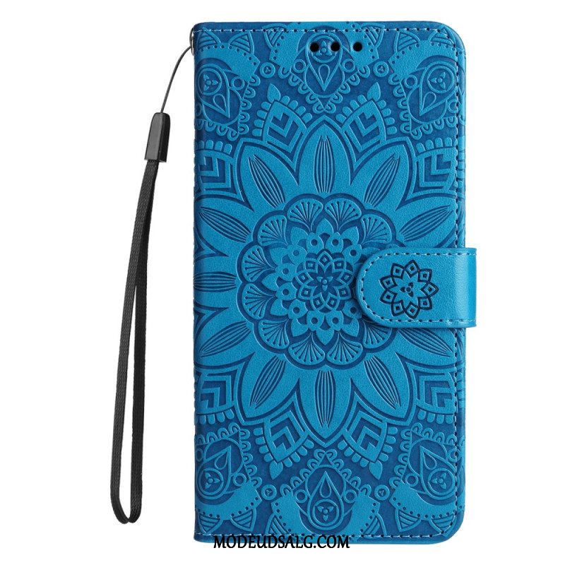 Læder Cover Huawei Nova 12s Mandala Med Rem