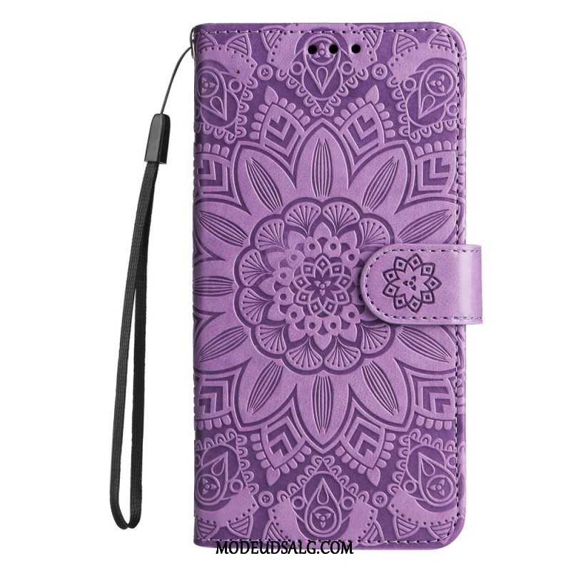 Læder Cover Huawei Nova 12s Mandala Med Rem