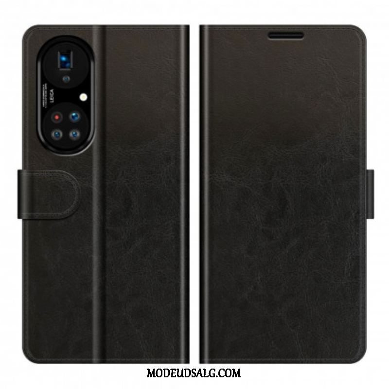 Læder Cover Huawei P50 Pro Stil Læder Design