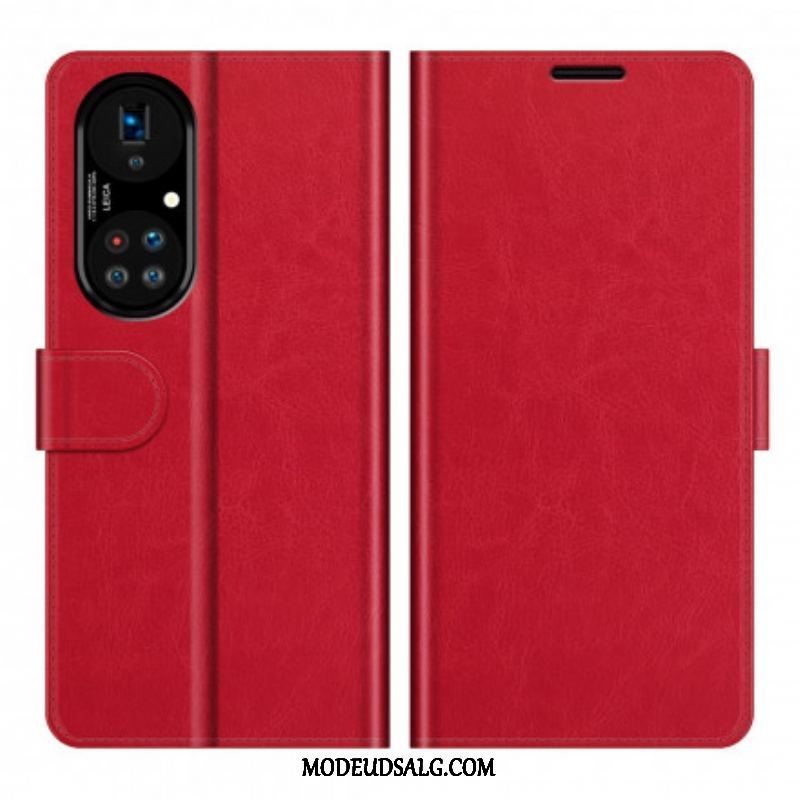 Læder Cover Huawei P50 Pro Stil Læder Design