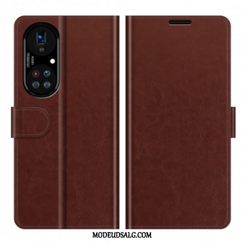 Læder Cover Huawei P50 Pro Stil Læder Design