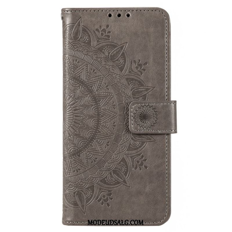 Læder Cover Moto G73 5G Sol Mandala