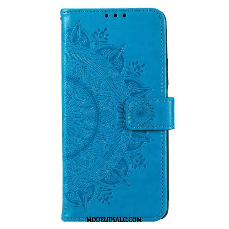 Læder Cover Moto G73 5G Sol Mandala