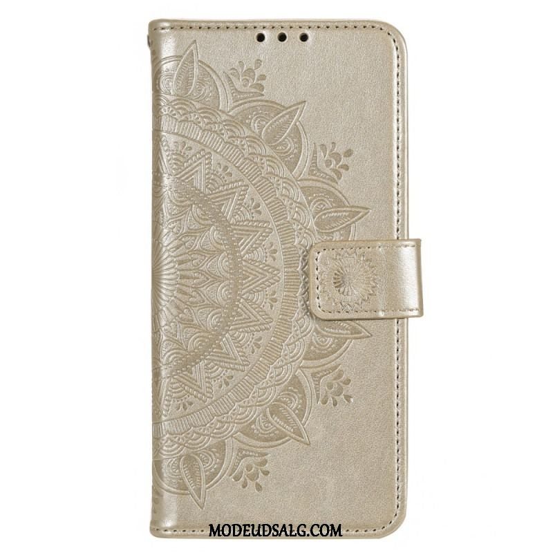 Læder Cover Moto G73 5G Sol Mandala