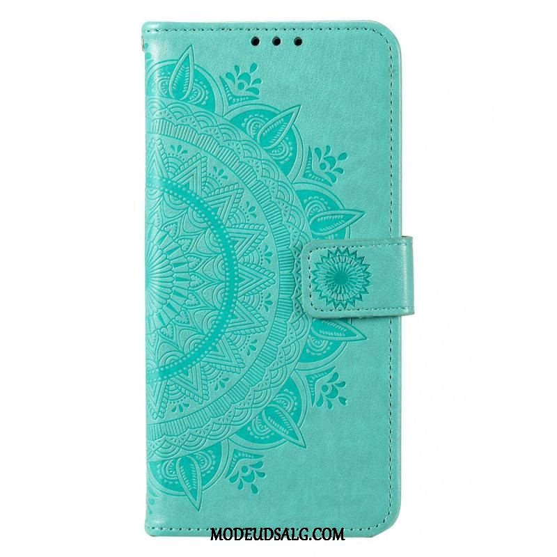 Læder Cover Moto G73 5G Sol Mandala