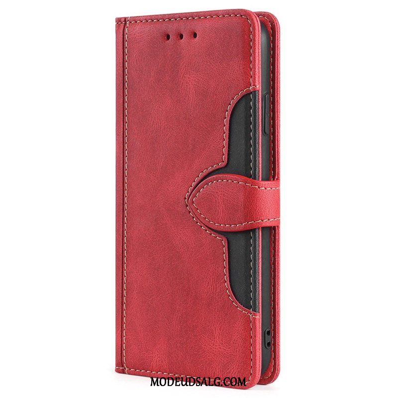 Læder Cover Oneplus 12 5g Telefon Etui Blomsterdesign