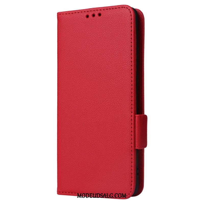 Læder Cover Oneplus 12r Læderrem Style