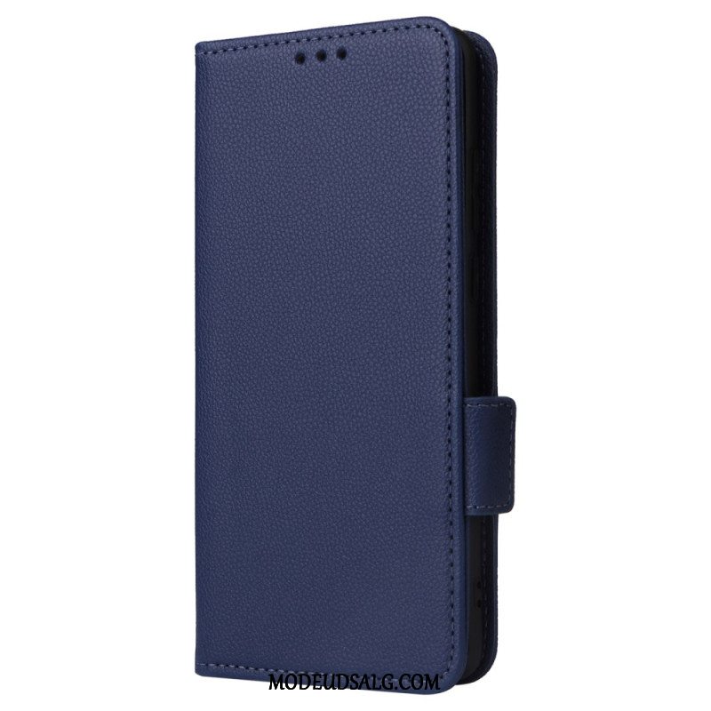 Læder Cover Oneplus 12r Læderrem Style