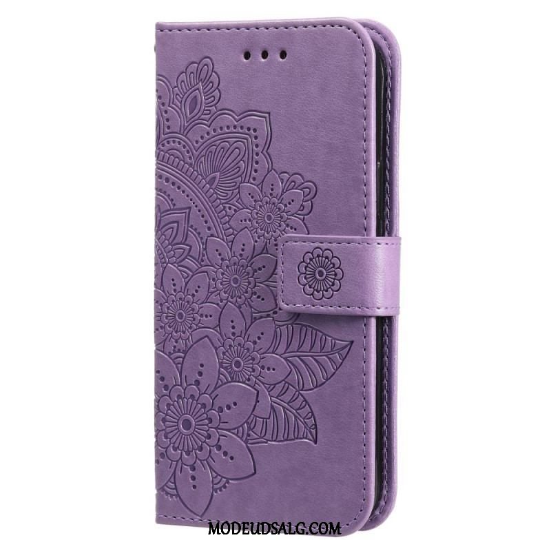 Læder Cover Oppo Find X5 Lite Mandala Med Snor