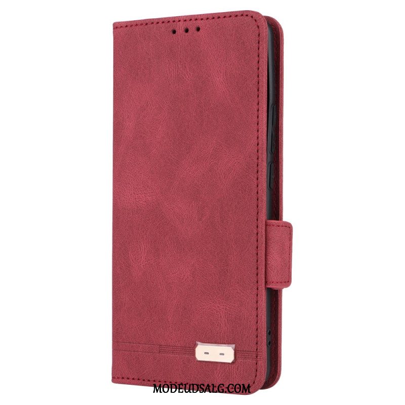 Læder Cover Oppo Reno 11 Pro 5g Telefon Etui Vintage Stil