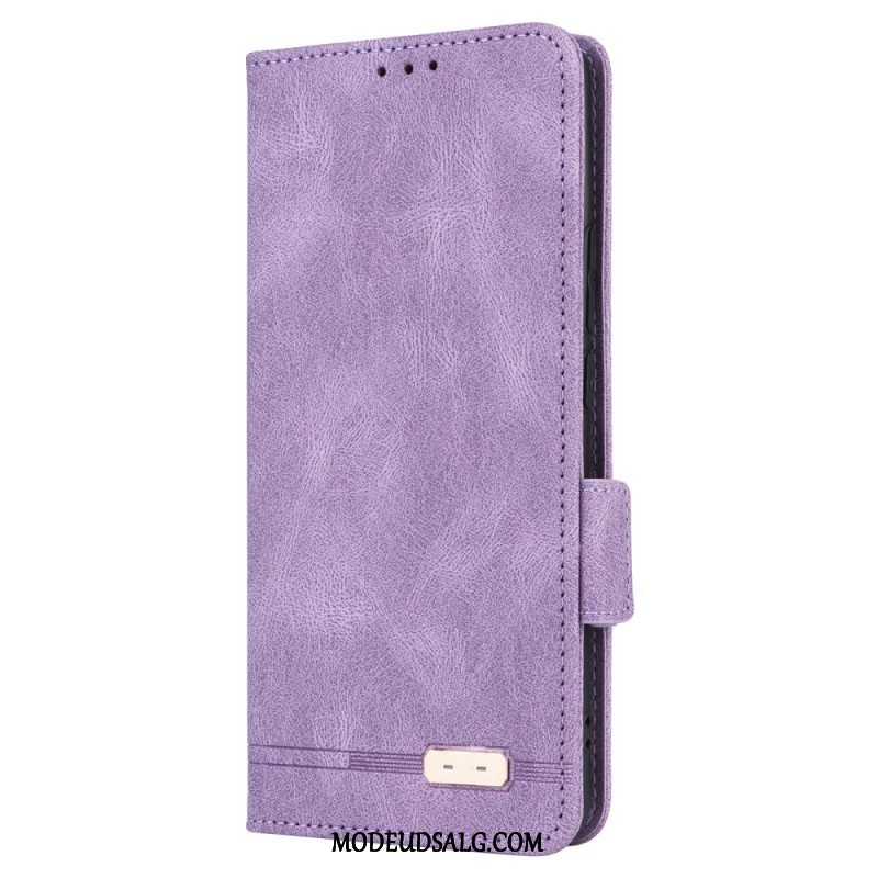 Læder Cover Oppo Reno 11 Pro 5g Telefon Etui Vintage Stil