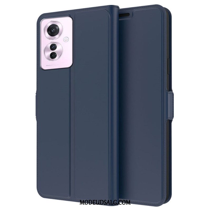 Læder Cover Oppo Reno 11f 5g Kortholder