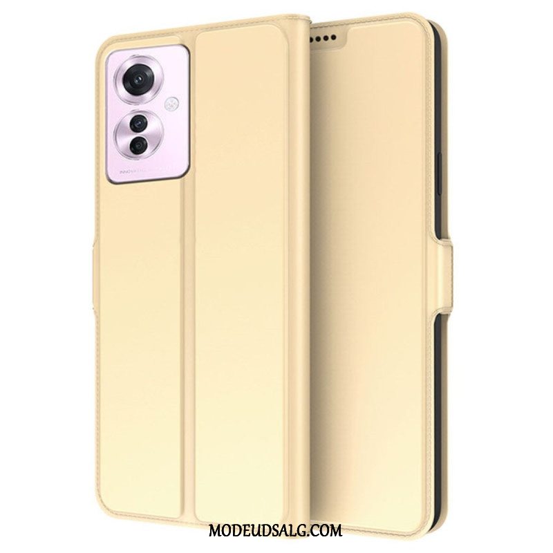 Læder Cover Oppo Reno 11f 5g Kortholder