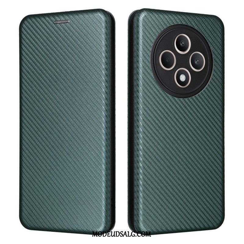 Læder Cover Oppo Reno 12f 5g Kulfiber