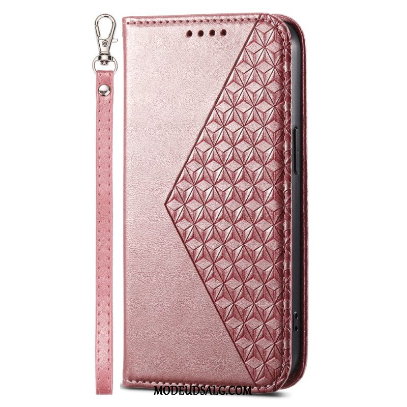 Læder Cover Samsung Galaxy A15 Telefon Etui 3d Diamanttrykt Tegnebog