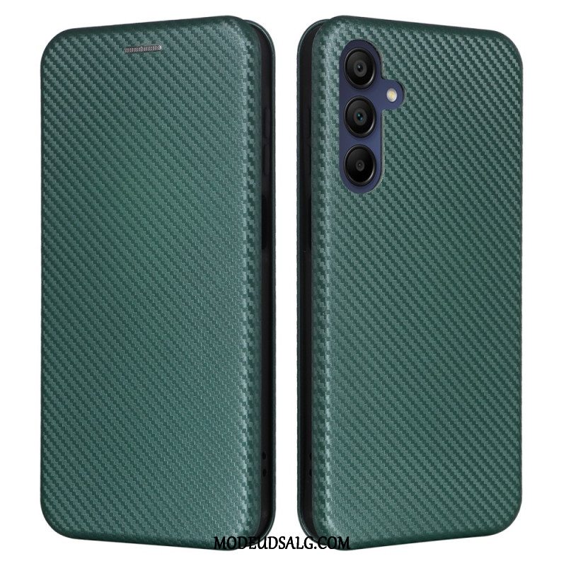 Læder Cover Samsung Galaxy A16 5g Telefon Etui Kulfiber