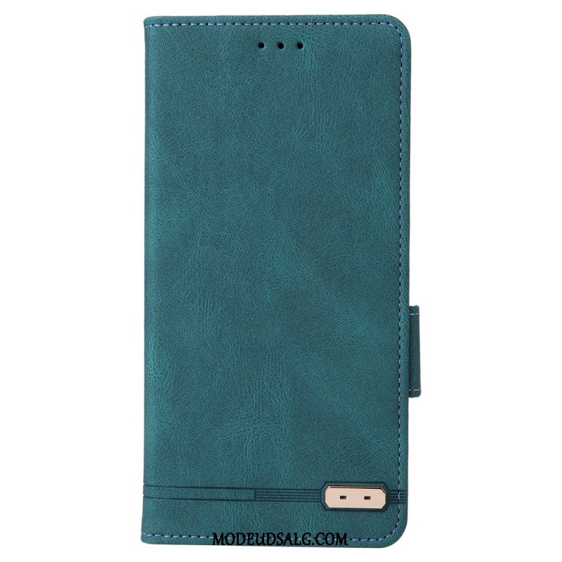 Læder Cover Samsung Galaxy A16 5g Telefon Etui Retro Design