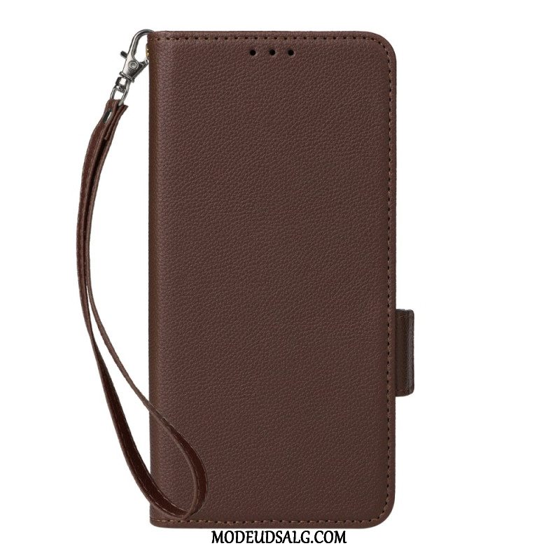 Læder Cover Samsung Galaxy A55 5g Telefon Etui Ultratynd Rem