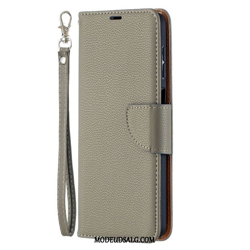 Læder Cover Samsung Galaxy M12 / A12 Flip Cover Litchi Rabat Oblique