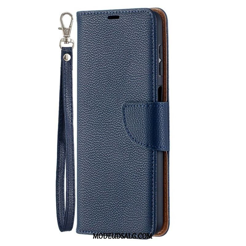 Læder Cover Samsung Galaxy M12 / A12 Flip Cover Litchi Rabat Oblique