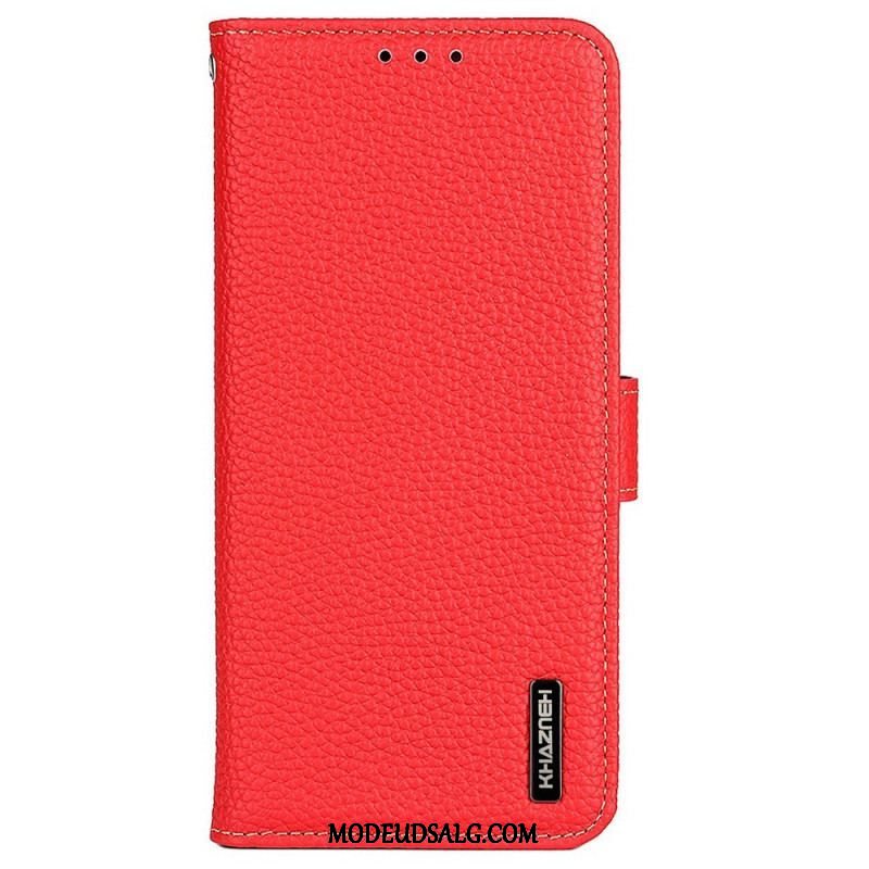 Læder Cover Samsung Galaxy M33 5G Khazneh Litchi Læder