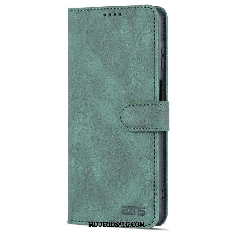 Læder Cover Samsung Galaxy M52 5G Azns Grænse