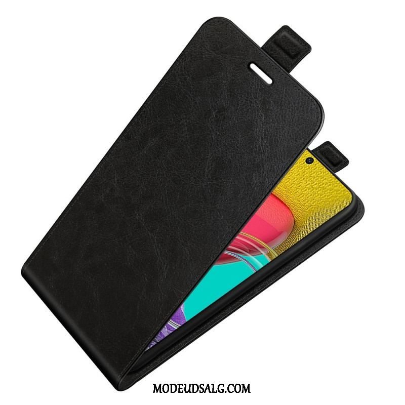 Læder Cover Samsung Galaxy M53 5G Flip Cover Sammenfoldelig