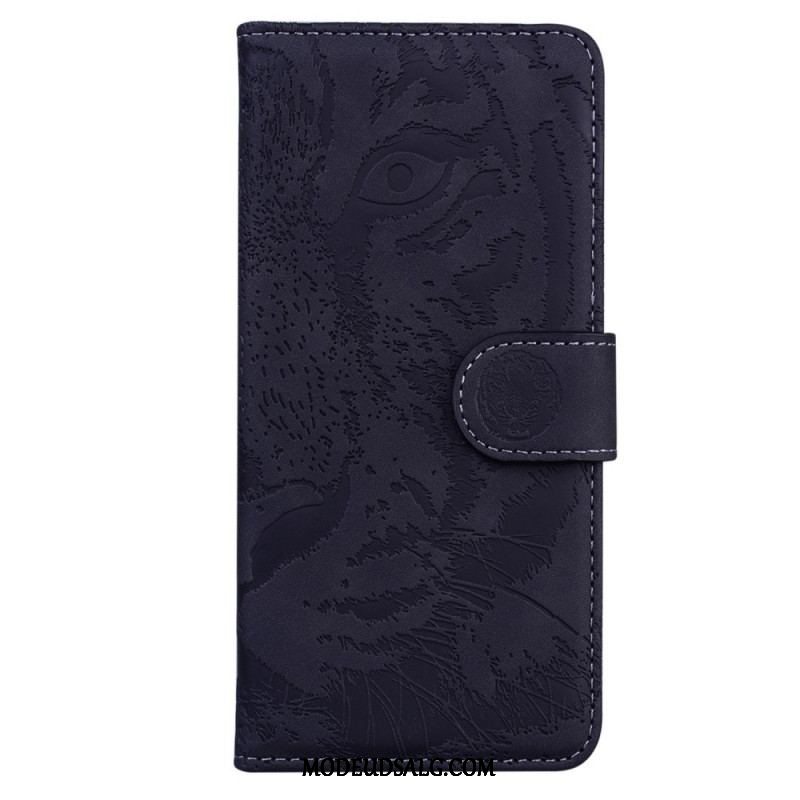 Læder Cover Samsung Galaxy M53 5G Tiger Print