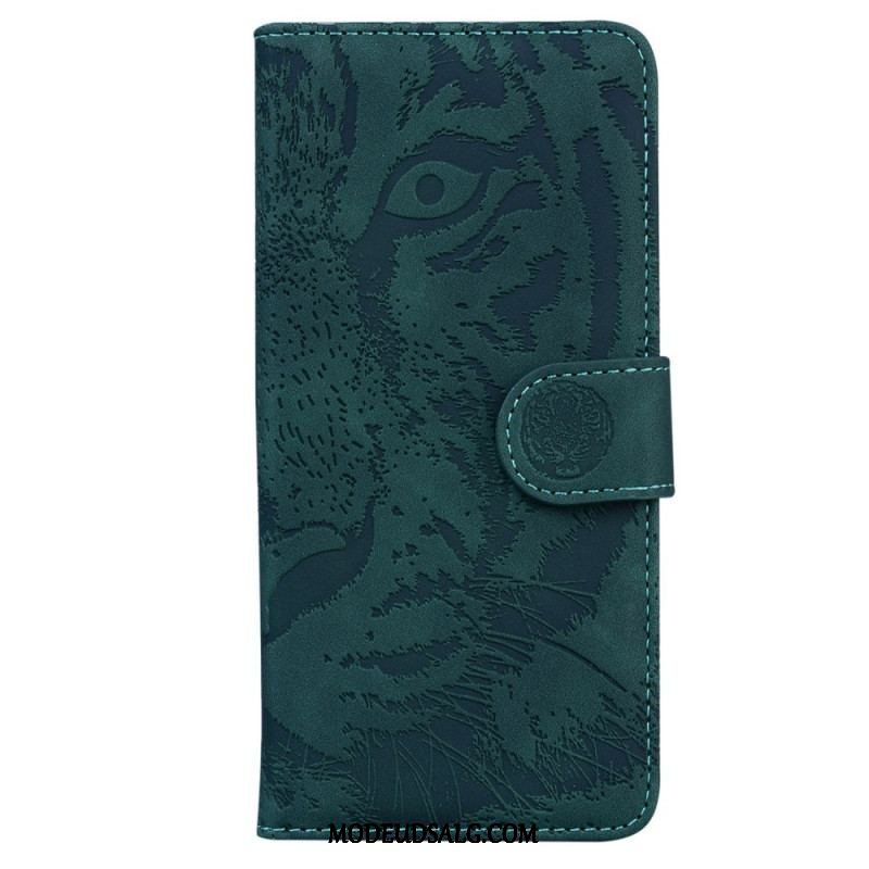 Læder Cover Samsung Galaxy M53 5G Tiger Print