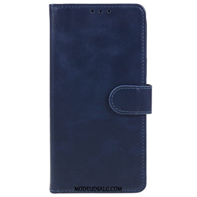 Læder Cover Samsung Galaxy M55 5g Kalvetekstur