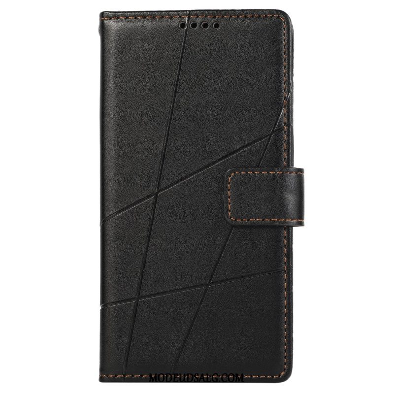 Læder Cover Samsung Galaxy M55 5g Telefon Etui Stropliner