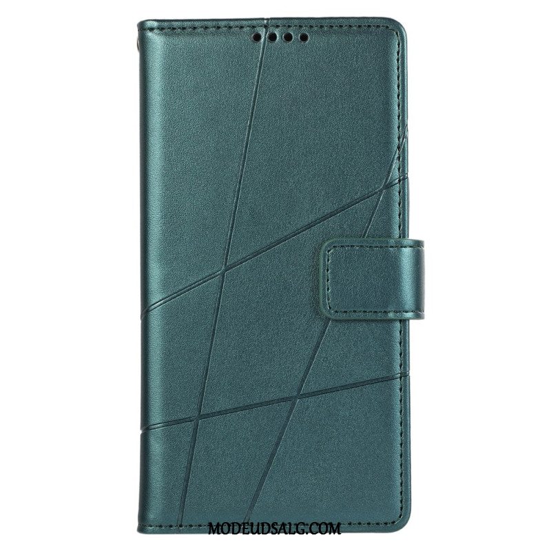 Læder Cover Samsung Galaxy M55 5g Telefon Etui Stropliner