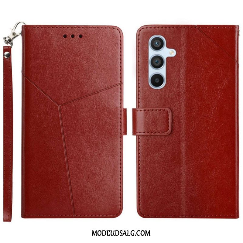 Læder Cover Samsung Galaxy M55 5g Telefon Etui Y-remdesign