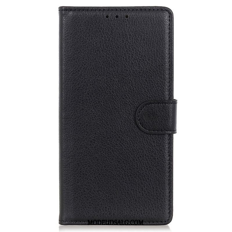 Læder Cover Samsung Galaxy S23 5G Traditionelt Imiteret Læder