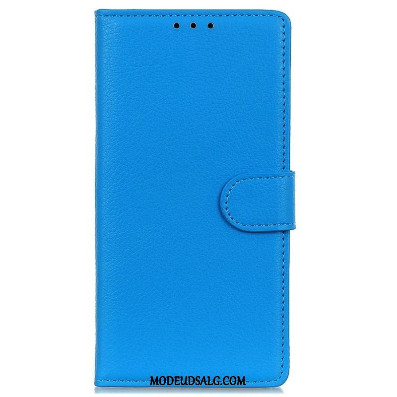 Læder Cover Samsung Galaxy S23 5G Traditionelt Imiteret Læder