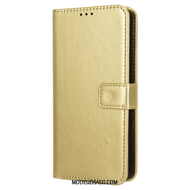 Læder Cover Samsung Galaxy S24 Plus 5g Telefon Etui Retro Kunstlæder Med Rem