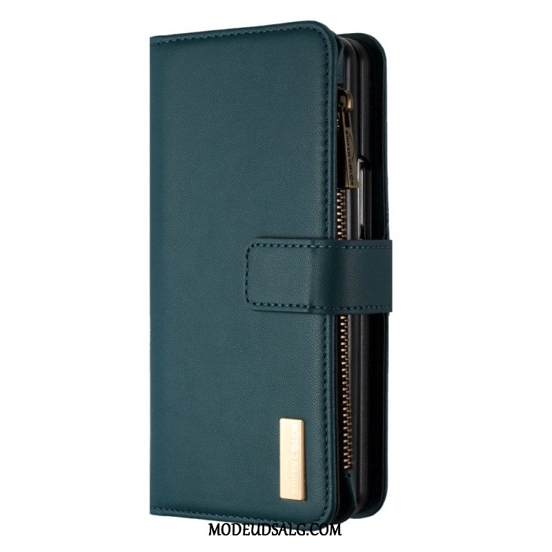 Læder Cover Samsung Galaxy Z Fold 6 Telefon Etui Binfen Pung