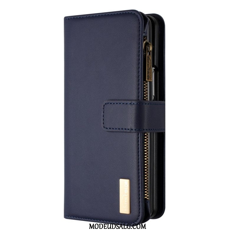 Læder Cover Samsung Galaxy Z Fold 6 Telefon Etui Binfen Pung